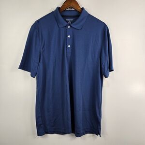 Amazon Essentials Men's Size Medium Blue Short Sleeve Polo Shirt New